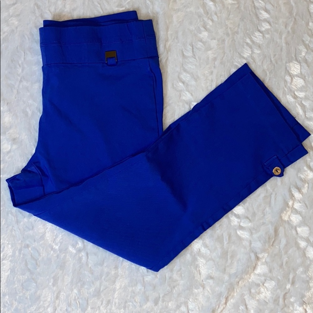 Rafaella  Blue cropped pants
